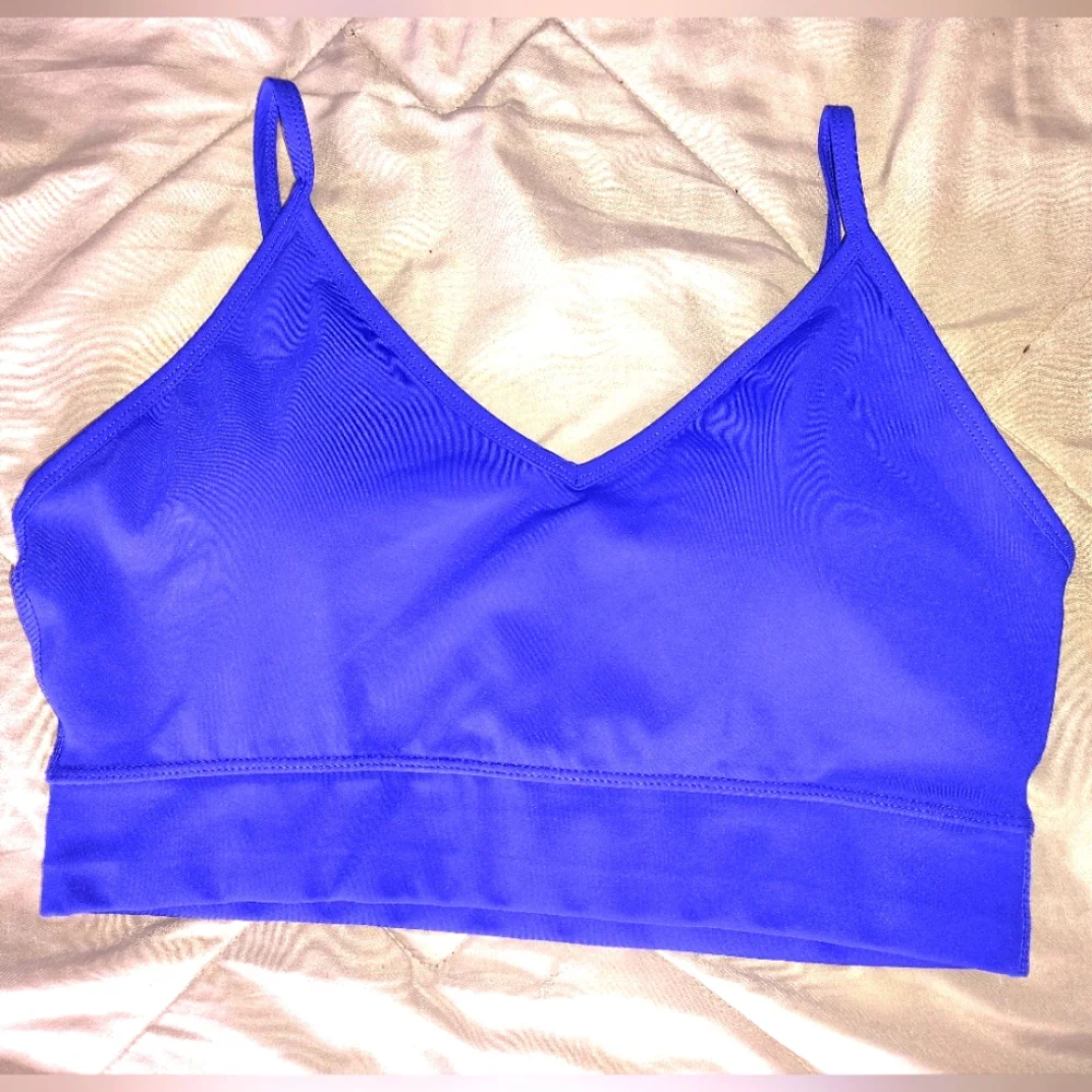 Zenana NWOT Royal Blue Bralette - Picture 2 of 4